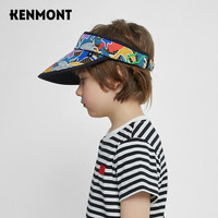 卡蒙（Kenmont）儿童出游吹不翻防晒空顶帽夏遮脸可折叠速干太阳帽km-4422
