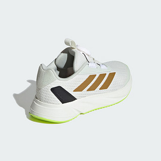 adidas DURAMO SL BOA K旋转按钮休闲运动鞋男小童儿童阿迪达斯 汉玉白/岩层青铜色/亚麻绿 28码