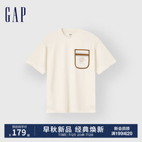  Gap/盖璞 拼接logo 女士T恤