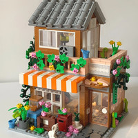 乡间民宿 | 温馨别墅小屋街景积木益智治愈手工拼装玩具