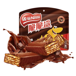 Nestlé 雀巢 脆脆鲨巧克力味威化 20条