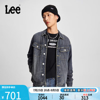 李 Lee24早秋新品舒适版复古男长袖翻领牛仔夹克外套潮LMT0090985PN 复古
