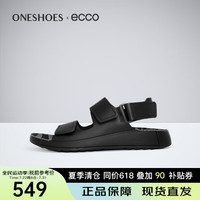 爱步(ECCO)男鞋魔术贴沙滩鞋舒适勃肯凉鞋 500944 海外 01001 39