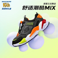 Skechers斯凯奇磁吸扣童鞋男款儿童休闲舒适百搭大童运动鞋跑鞋 40522