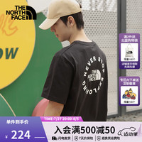 北面（The North Face）半袖T恤男短袖休闲舒适吸湿半袖透气简约耐穿24春夏新款|88GC JK3/ /180