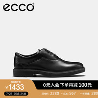 爱步（ECCO）商务皮鞋男鞋 明星同款2024年春季新款英伦牛津鞋 都市伦敦525674