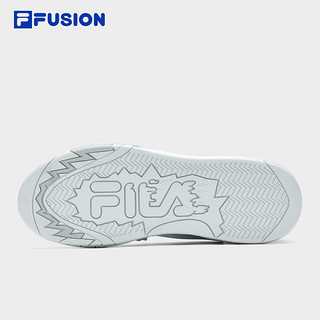 FILA FUSION斐乐潮牌DESPERADO LOW复古篮球鞋女2024夏运动鞋 比特蓝/水雾青-BA 36