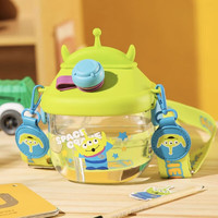 杯具熊(BEDDYBEAR)三眼仔双饮分仓水杯儿童水壶大肚杯幼儿园夏季吸管杯子700ML