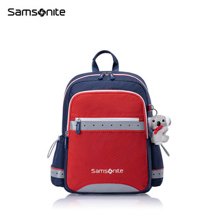 Samsonite新秀丽儿童书包轻便考拉书包可爱双肩包TU6 海军蓝/红色