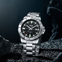 斐乐(FILA)手表男多功能潮流商务石英表考试夜光防水日历腕表 6577-001F
