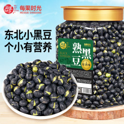 每果时光 盐炒黑豆 500g*1罐装