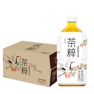 今麦郎 茶粹 桃桃乌龙茶 1L*8瓶 果味茶饮料 家庭聚会 低糖 整箱装