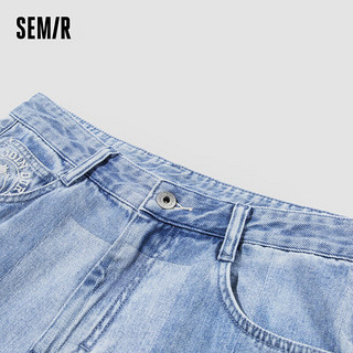 森马（Semir）牛仔裤男季简约风时尚长裤103323124107A 牛仔浅蓝