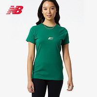 New Balance 女运动针织半袖户外休闲短袖T恤 AWT23515-SG9