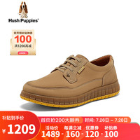 暇步士(Hush Puppies)板鞋男士一脚蹬百搭旅游软底休闲鞋B6W06CM4 黑色 38