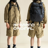 MYBRANDORIGINAL男士大容量通勤双肩包多口袋旅行收纳伞兵包MB013