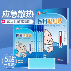 HODAF 厚德汉方 宝宝退热贴儿童 一盒5贴（每贴独立包装）