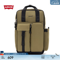 Levi's李维斯24男士时尚休闲运动双肩背包D7739 深棕色 OS