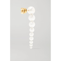 SOPHIE BILLE BRAHE 女14K金珍珠耳环NAP颇特