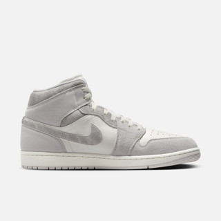 AIR JORDAN 正代系列 Air Jordan 1 Mid Se 缓震轻便男子篮球鞋 FQ7720-002 浅灰/烟灰/帆白 43