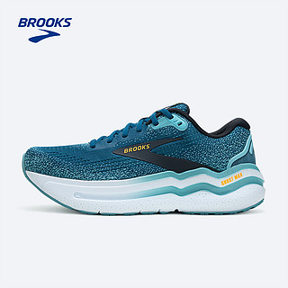 BROOKS 布鲁克斯 Ghost幽灵Max 2 男子减震厚底跑鞋 1104311D085 灰色/霜灰/香槟色 46