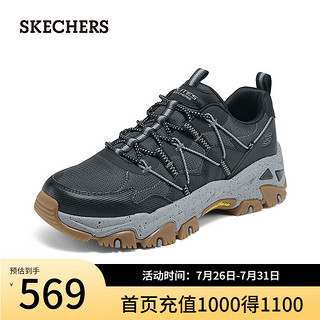 斯凯奇（Skechers）2024新款男女复古老爹鞋户外徒步运动鞋237421