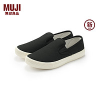 无印良品（MUJI）男女通用 不易沾水 懒式运动鞋小白鞋 帆布鞋 新品 男鞋女鞋