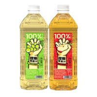 哪吒 捏爆100%果汁 青柠汁2L+苹果汁2L