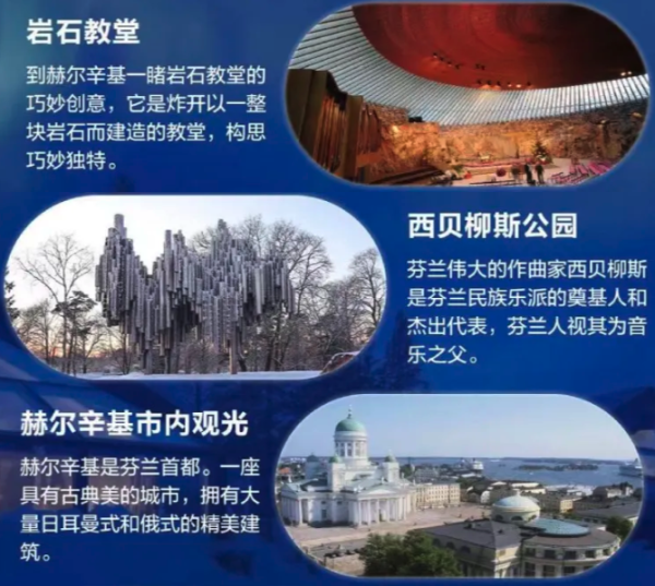 不到万元打卡北极圈!含往返直飞机票!芬兰极光季10日7晚半自助游(含机票+7晚住宿+拼车接送机+团队签证+餐食+领队导游)