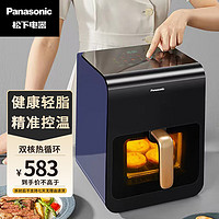 移动端、京东百亿补贴：Panasonic 松下 多功能全程可视家用全自动无油6L大容量 无需翻面 空气炸锅 NF-HC600-A 6L