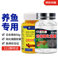 备能(BEINENG)日本黄粉鱼药+精品级硝化细菌胶囊鱼缸用杀菌消毒水族药剂 日本黄粉50g+硝化细菌胶囊60粒