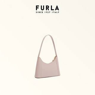 芙拉（FURLA）DIAMANTE牛皮迷你女士时尚便携单肩钻石包 浅粉色