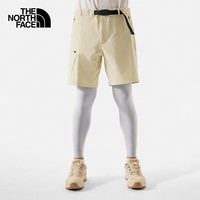 The North Face北面短裤男户外舒适透气速干夏季短裤87W4 卡其色/3X4 36