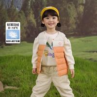 【三防羽绒马甲】儿童马甲冬男童女童外套撞色小童衣服