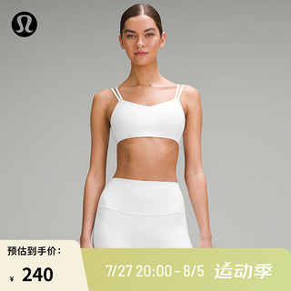 lululemon丨Like a Cloud女士运动内衣 B/C瑜伽内衣速干 LW2BYCS 白色 4