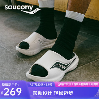 saucony 索康尼 男鞋 2023冬摇篮休闲鞋凉鞋运动时尚耐磨透气拖鞋 S28901-3 40.5