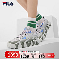 FILA 斐乐女鞋MELT摩登板鞋2024秋休闲鞋运动鞋面包板鞋 雾霾灰/月岩灰-VL 36