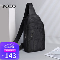 POLO胸包男士迷彩斜挎包男轻便iPad包运动挎包男通勤手机包休闲单肩包
