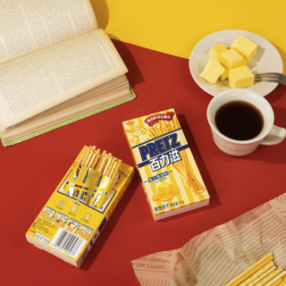 glico 格力高 百力滋 装饰饼干 复古黄油味 41g