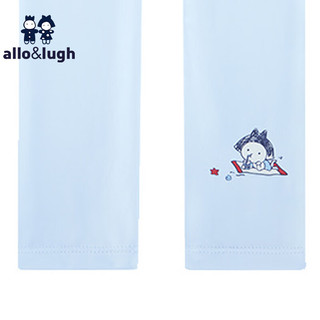 allo&lugh阿路和如儿童冰袖男童女童防紫外线凉感冰丝宝宝袖套UPF50+ 天蓝色 均码