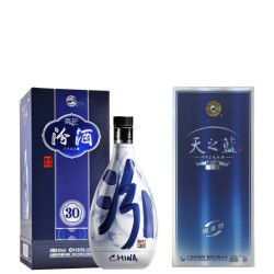汾酒 青花30 48度 500ml+洋河 天之蓝 蓝色经典 52%vol 500ml