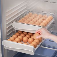 佳帮手 Joybos鸡蛋收纳盒家用双层保鲜冰箱盒装食品级防碎抽屉式