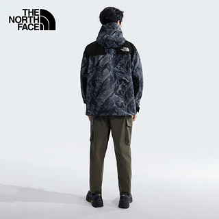 THE NORTH FACE 北面 MOUNTAIN 男子防水冲锋衣 88XF 6OG/宇宙黑-印花拼色 XS