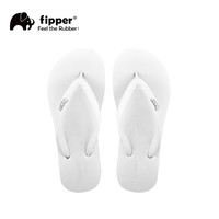 Fipper人字拖男女橡胶耐磨舒适拖鞋防滑耐磨海边Basic系列 无暇白 40/41