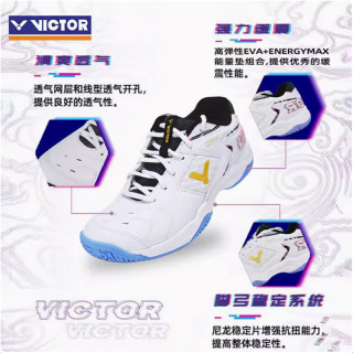 88VIP：VICTOR 羽毛球鞋P9200TD威克多 VICTOR男女防滑减震透气宽楦专业鞋