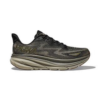 HOKA ONE ONE男克利夫顿9休闲跑步鞋Clifton 9 C9运动鞋 BLCKS-黑色/板岩灰 10