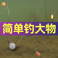 挺派（TINGPAI） 欧式鲤钩钓组反底钓法欧鲤浮球钩组反离底海竿抛杆垂钓巨物线组 欧式鲤钩串钩钓组1组装 4.0号