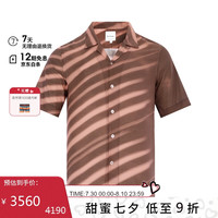 保罗史密斯(paulsmith)男士PS常规版短袖衬衫上衣粉红色L