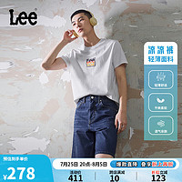 Lee24春夏新品中蓝色轻薄男牛仔短裤凉凉裤休闲潮流