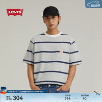 Levi's【商场同款】李维斯24早秋新款男士重磅棉宽松短袖T恤A5850